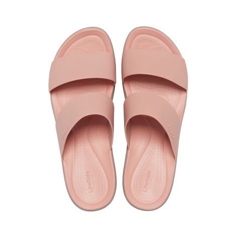 Sandalia Crocs Brooklyn Mid Wedge Mujer Pale Blush-5