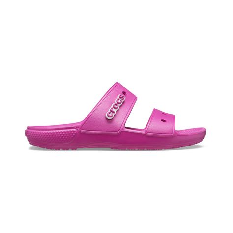 Sandalia Crocs Classic Unisex Fuchsia Fun-1