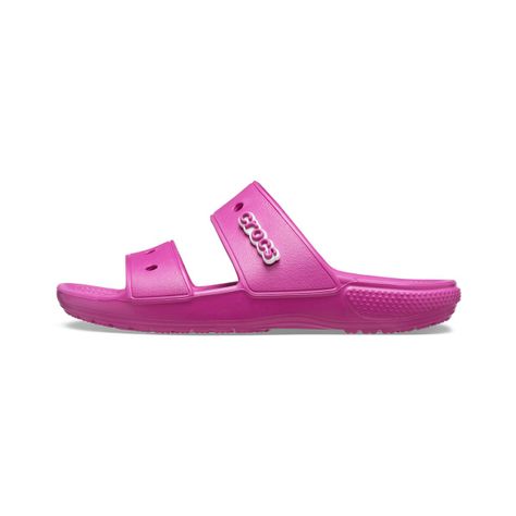 Sandalia Crocs Classic Unisex Fuchsia Fun-2