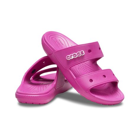 Sandalia Crocs Classic Unisex Fuchsia Fun-6