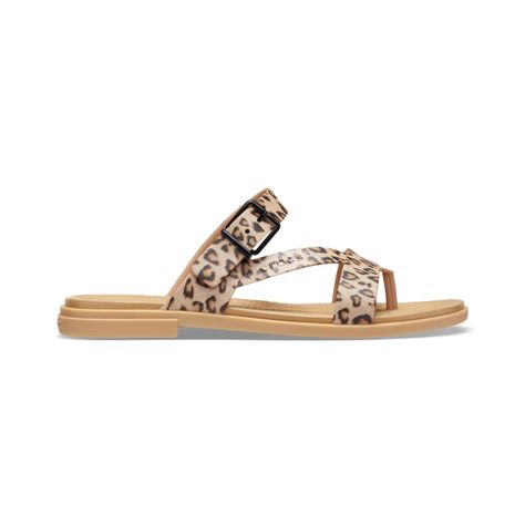 Sandalia Crocs Tulum Toe Post Mujer Lpd/Tan-2