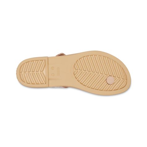 Sandalia Crocs Tulum Toe Post Mujer Lpd/Tan-3