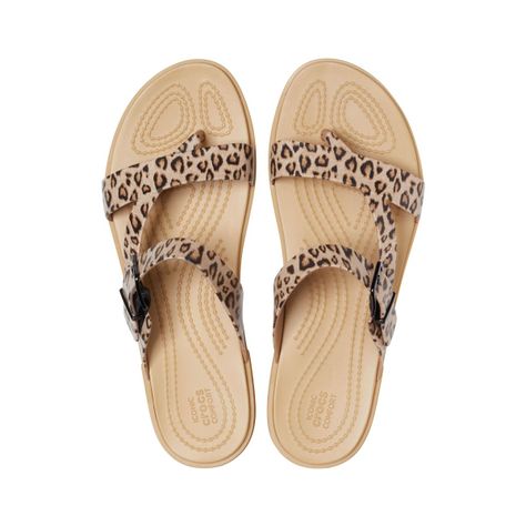 Sandalia Crocs Tulum Toe Post Mujer Lpd/Tan-5
