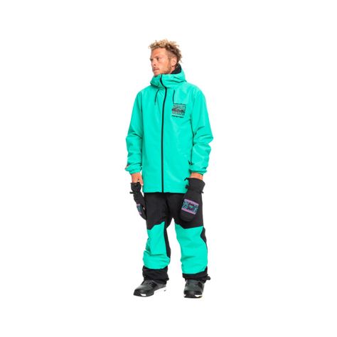 Chaqueta Hombre Quiksilver High In The Hood Shell Pool Green-3