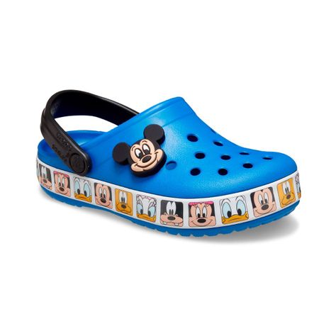 Zueco Crocs Fun Lab Mickey Mouse Band Niños TD Bright Cobalt-0