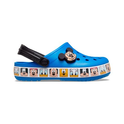 Zueco Crocs Fun Lab Mickey Mouse Band Niños TD Bright Cobalt-1
