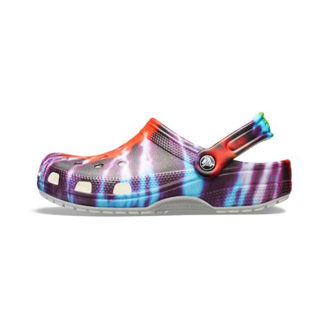Zueco Crocs Classic Tie Dye Graphic Unisex Multi-2
