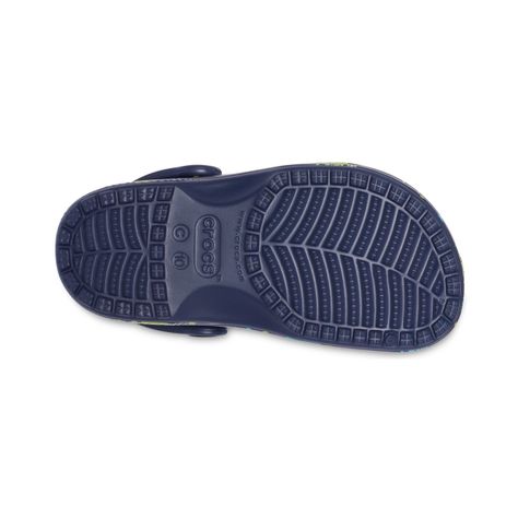 Zueco Crocs Classic Monster Print Niños TD Navy-3