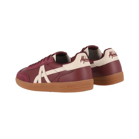 Zapatillas Mujer Monterey 301 Alphabet Burdeos/Blancas-3