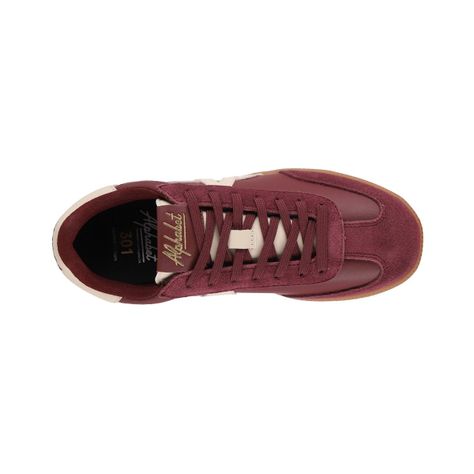 Zapatillas Mujer Monterey 301 Alphabet Burdeos/Blancas-4