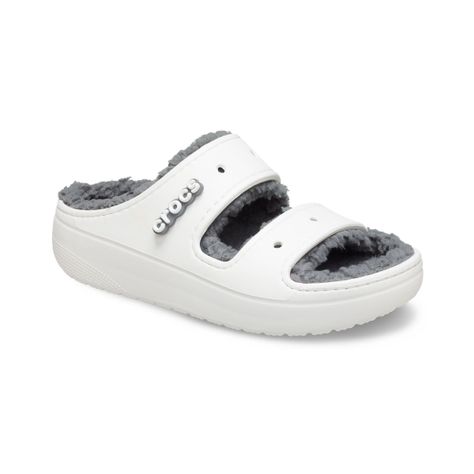 Sandalia Crocs Classic Cozzzy Unisex Blanco-0