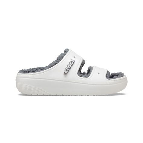 Sandalia Crocs Classic Cozzzy Unisex Blanco-1