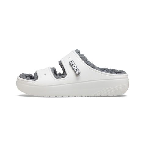 Sandalia Crocs Classic Cozzzy Unisex Blanco-2