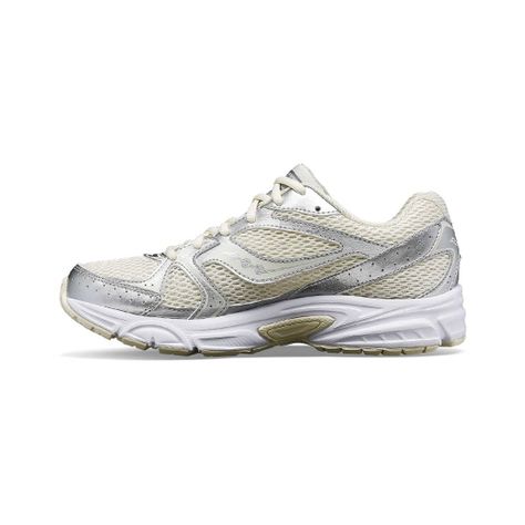 Zapatilla Saucony Grid Ride Millennium Mujer Cream/Silver-0