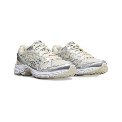 Zapatilla Saucony Grid Ride Millennium Mujer Cream/Silver-2