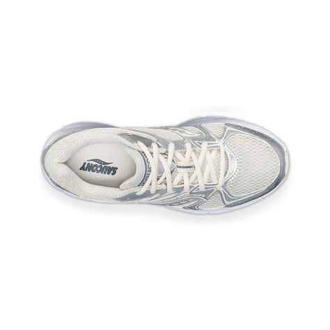 Zapatilla Saucony Grid Ride Millennium Mujer Cream/Silver-3