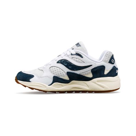 Zapatilla Saucony Grid Shadow 2 Ivy Hombre White/Navy-0