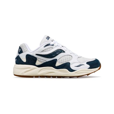 Zapatilla Saucony Grid Shadow 2 Ivy Hombre White/Navy-1
