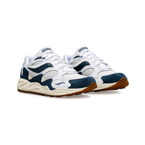 Zapatilla Saucony Grid Shadow 2 Ivy Hombre White/Navy-2