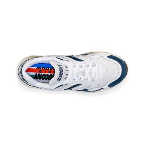 Zapatilla Saucony Grid Shadow 2 Ivy Hombre White/Navy-3