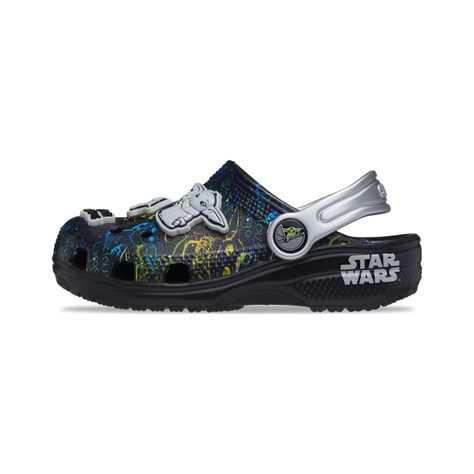 Zueco Crocs Classic Grogu Niño Black-2