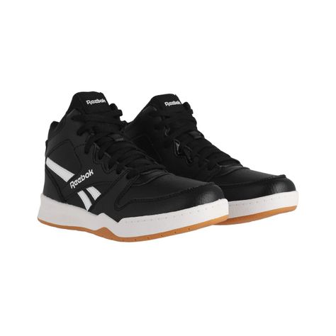 Zapatilla Reebok Bb 4500 Court Joven Negras/Blancas-2
