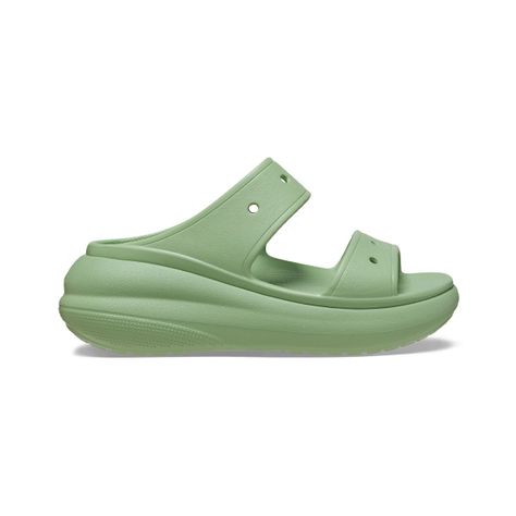 Sandalia Crocs Classic Crush Mujer Verde-1