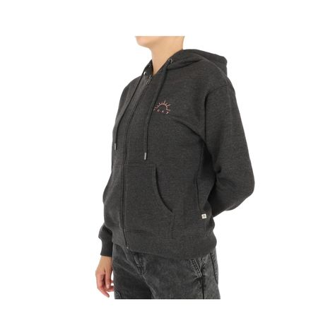 Polerón Roxy Full Zip Mujer Grey Melange-1