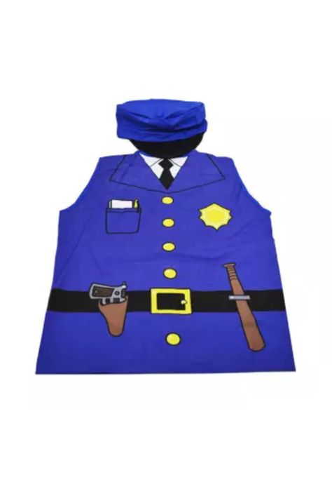 DISFRAZ PECHERA DE POLICIA-0