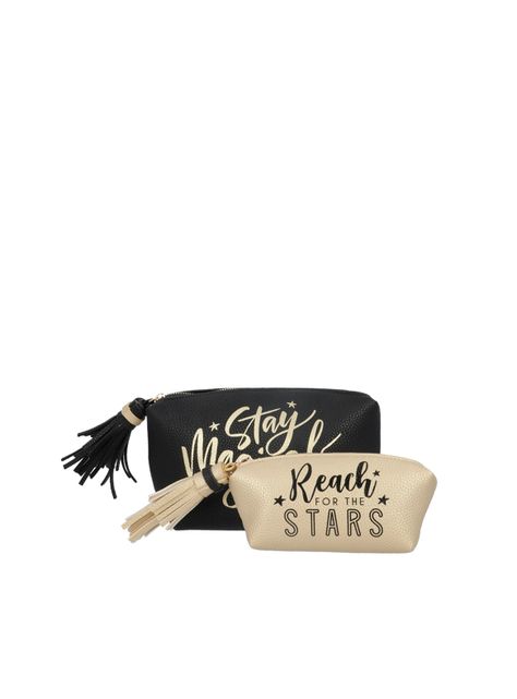 Cosmetiquero 2 unid Secret Niza SS25 Negro-0