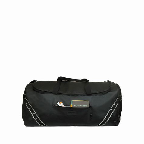 Bolso Deportivo Traveller Negro/Blanco XL-11