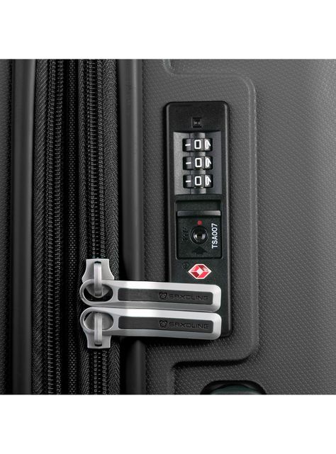 Maleta de Cabina Expandible Saxoline Fortress Negro-7