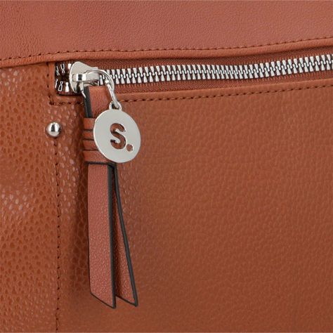 Cartera de hombro Melrose café L-21