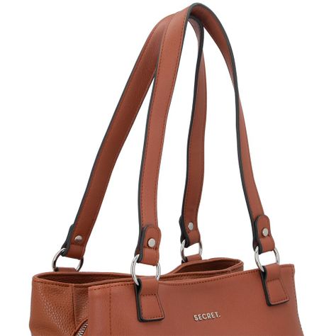Cartera de hombro Melrose café L-18