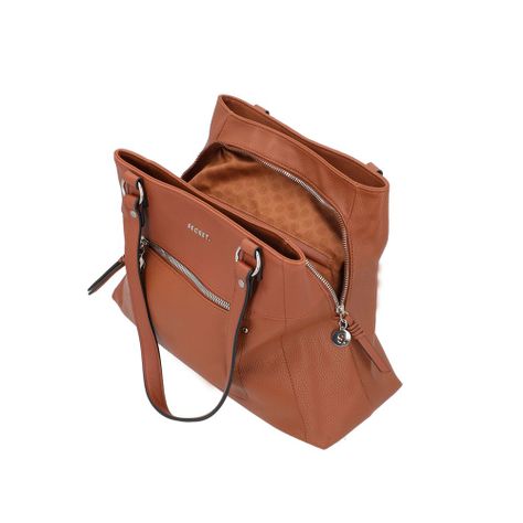 Cartera de hombro Melrose café L-9