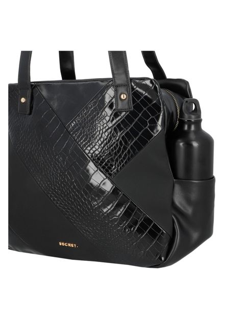 Cartera de hombro Secret Ede FW25 L Negro-5