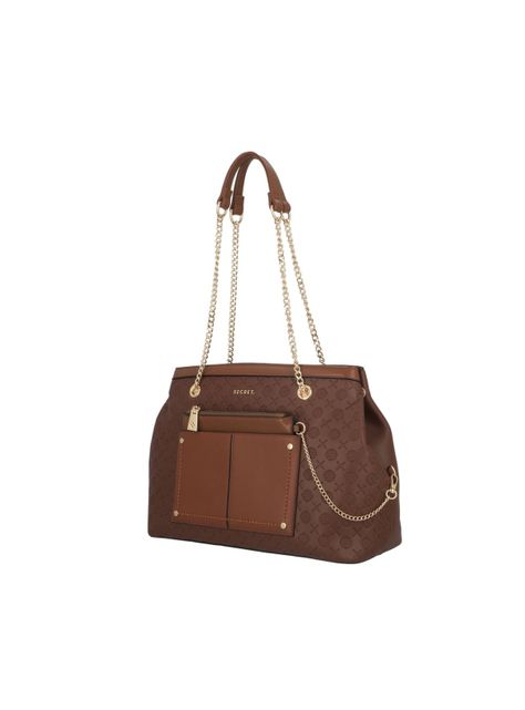 Cartera de hombro Secret Polonia FW25 L Café-1