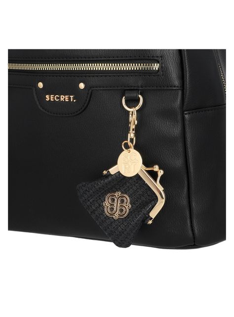 Mochila Secret Lisse FW25 M Negro-5