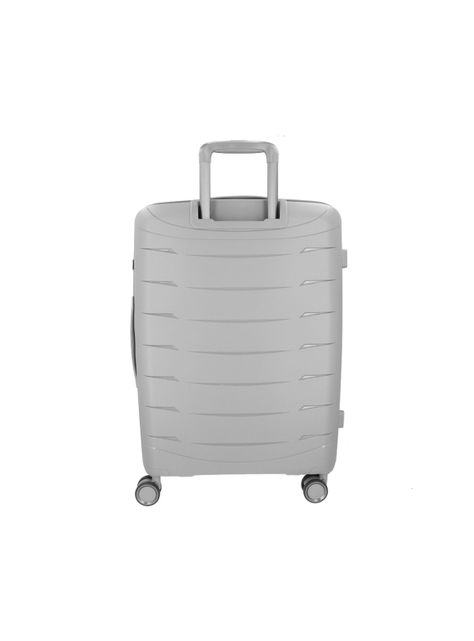 Maleta Mediana Saxoline Moonstone Plateado-2