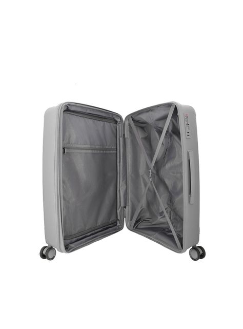Maleta Mediana Saxoline Moonstone Plateado-3