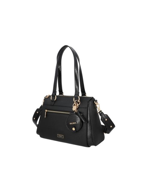 Cartera de hombro Secret Albacete FW25 L Negro-1