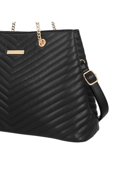 Cartera de hombro Secret Versalles FW25 L Negro-4