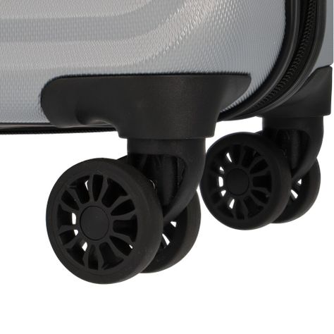 Maleta de Cabina Saxoline Boden Plateado-7