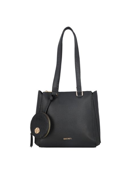 Cartera de Hombro Secret Sofia FW25 L Negro-0