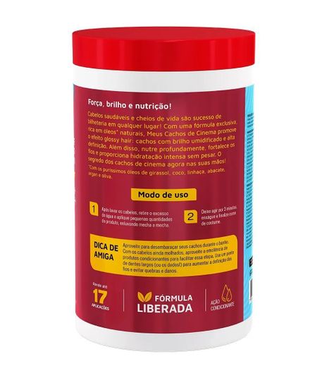 Crema De Tratamiento Meus Cachos Cinema 400gr-1