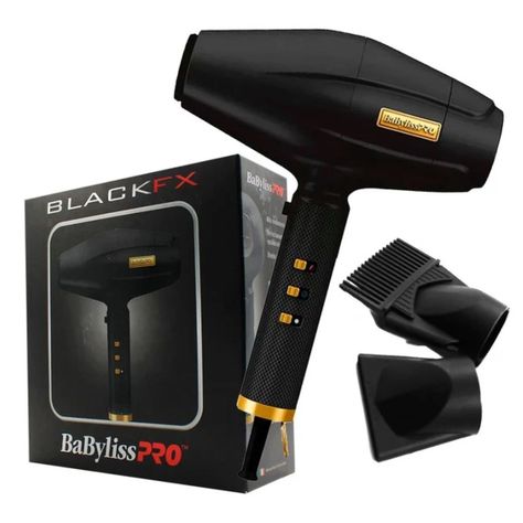 Secador De Pelo Babylisspro Gold FX Turbo Negro-1