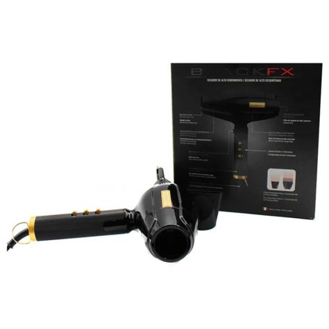 Secador De Pelo Babylisspro Gold FX Turbo Negro-5