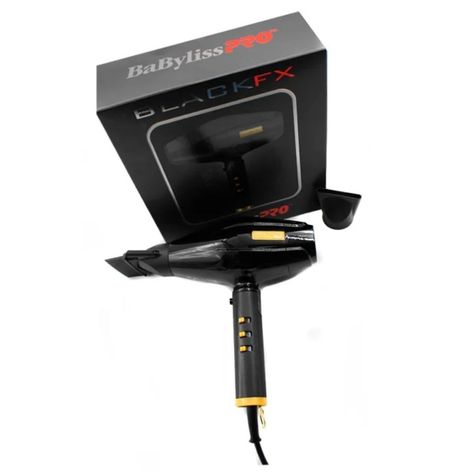 Secador De Pelo Babylisspro Gold FX Turbo Negro-6