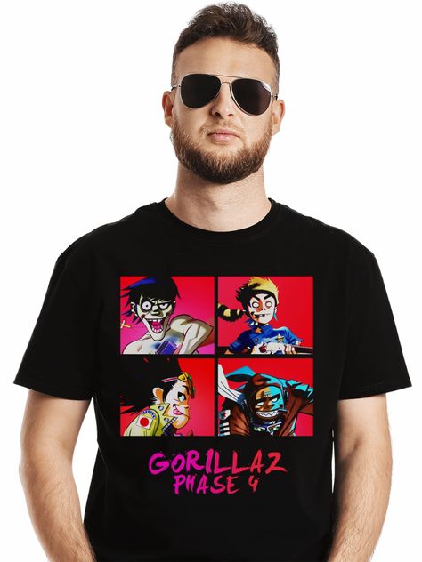 Polera Gorillaz Phase 4-0