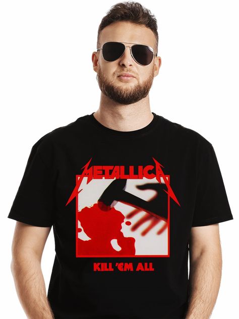 Polera Metallica Kill Em All-0